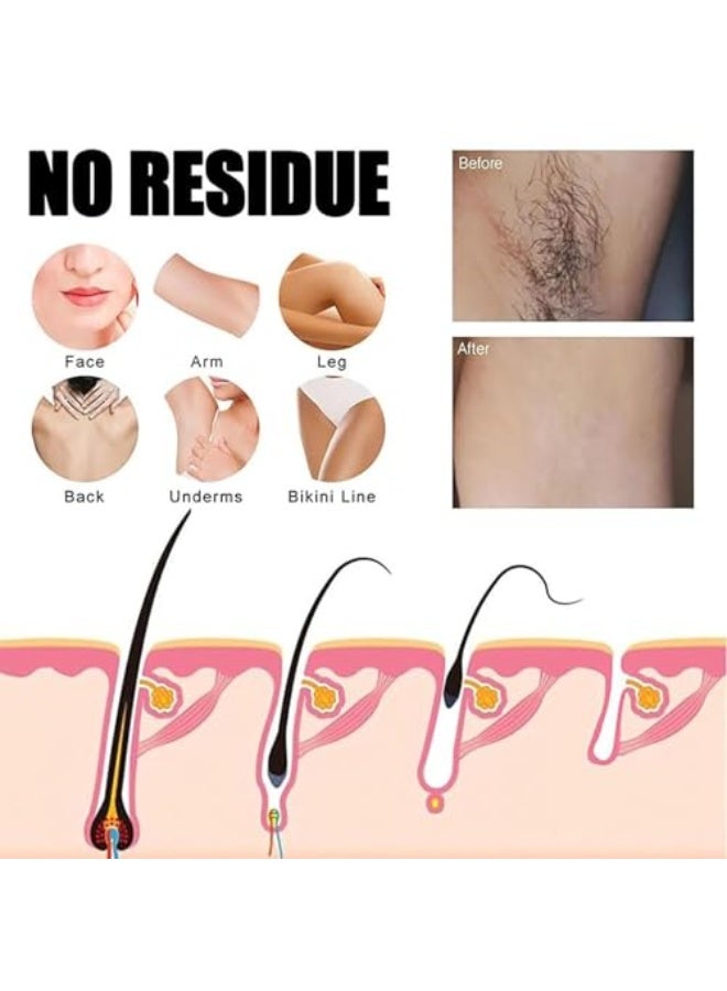 Hair Slayer-Hairslayer Body Hair Removal Powder,Hairslayer Hair Removal,Smooth Body Care For Women & Men,Hair Remove Powder For Women & Men,Herbal Wax Powder Hair Removal For All Skin Types (240G) - Image 4